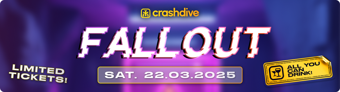 CrashDive FALLOUT // All You Can Drink // DnB All Night